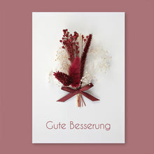 Lade das Bild in den Galerie-Viewer, Trockenblumen Bordeaux