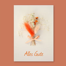 Lade das Bild in den Galerie-Viewer, Trockenblumen Orange
