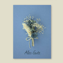 Lade das Bild in den Galerie-Viewer, Trockenblumen Blau