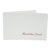 Lade das Bild in den Galerie-Viewer, Danksagungskarten Hochzeit - Büttenkarten im Design 1046-1