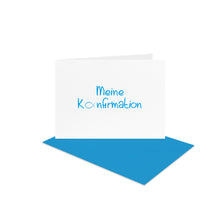 Lade das Bild in den Galerie-Viewer, Konfirmation Einladung DIN B 6, Einlegeblatt