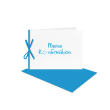 Lade das Bild in den Galerie-Viewer, Konfirmation Einladung DIN B 6, Einlegeblatt