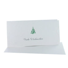 Lade das Bild in den Galerie-Viewer, Weihnachtskarte "Frohe Weihnachten" Schuber mit Weihnachtsbaum