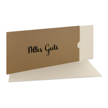 Lade das Bild in den Galerie-Viewer, Glückwunschkarte Alles Gute Schuber grocerkraft Versionen