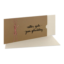 Lade das Bild in den Galerie-Viewer, Glückwunschkarte "alles gute zum geburtstag" Schuber grocerkraft versionen