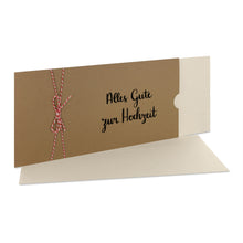 Lade das Bild in den Galerie-Viewer, Glückwunschkarte "Alles Gute zur Hochzeit" Schuber grocerkraft in verschiedenen Versionen