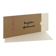 Lade das Bild in den Galerie-Viewer, Glückwunschkarte herzlichen glückwunsch Schuber grocerkraft
