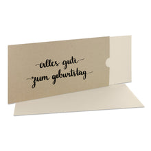 Lade das Bild in den Galerie-Viewer, Glückwunschkarte alles gute zum geburtstag Schuber desert versionen