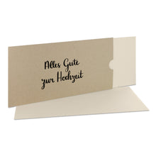 Lade das Bild in den Galerie-Viewer, Glückwunschkarte "Alles Gute zur Hochzeit" Schuber desert