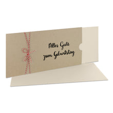 Lade das Bild in den Galerie-Viewer, Glückwunschkarte "Alles Gute zum Geburtstag" Schuber desert