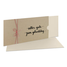 Lade das Bild in den Galerie-Viewer, Glückwunschkarte alles gute zum geburtstag Schuber desert versionen
