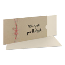 Lade das Bild in den Galerie-Viewer, Glückwunschkarte "Alles Gute zur Hochzeit" Schuber desert