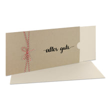 Lade das Bild in den Galerie-Viewer, Glückwunschkarte "alles gute" Schuber desert