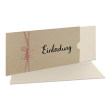Lade das Bild in den Galerie-Viewer, Einladungskarte "Einladung" desert Schuber