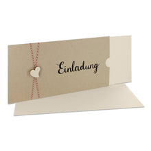 Lade das Bild in den Galerie-Viewer, Einladungskarte "Einladung" desert Schuber