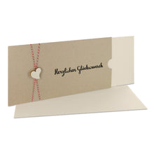 Lade das Bild in den Galerie-Viewer, Glückwunschkarte Herzlichen Glückwunsch Schuber desert Versionen