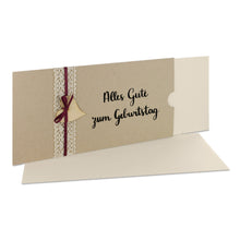 Lade das Bild in den Galerie-Viewer, Glückwunschkarte "Alles Gute zum Geburtstag" Schuber desert