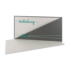 Lade das Bild in den Galerie-Viewer, Einladungskarte "einladung" Kartentasche