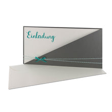 Lade das Bild in den Galerie-Viewer, Einladungskarte "Einladung" Kartentasche Farben