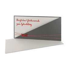 Lade das Bild in den Galerie-Viewer, Glückwunschkarte "Herzlichen Glückwunsch zum Geburtstag" in verschiedenen Farben