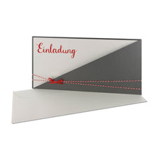 Lade das Bild in den Galerie-Viewer, Einladungskarte "Einladung" Kartentasche Farben