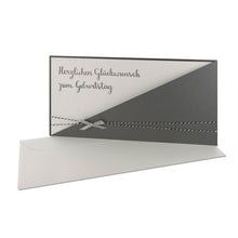 Lade das Bild in den Galerie-Viewer, Glückwunschkarte "Herzlichen Glückwunsch zum Geburtstag" in verschiedenen Farben
