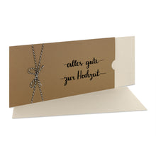 Lade das Bild in den Galerie-Viewer, Glückwunschkarte "alles gute zur hochzeit" Schuber grocerkraft in verschiedenen Versionen