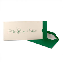 Lade das Bild in den Galerie-Viewer, Glückwunschkarte Alles Gute zur Hochzeit Schuber