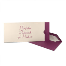 Lade das Bild in den Galerie-Viewer, Glückwunschkarte "Herzlichen Glückwunsch zur Hochzeit" Schuber