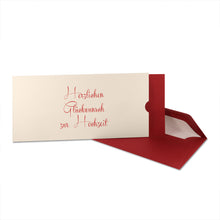 Lade das Bild in den Galerie-Viewer, Glückwunschkarte "Herzlichen Glückwunsch zur Hochzeit" Schuber