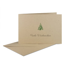 Lade das Bild in den Galerie-Viewer, Weihnachtskarte "Frohe Weihnachten" mit Tanne desert grocerkraft