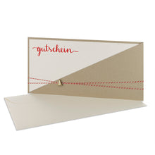 Lade das Bild in den Galerie-Viewer, Gutschein Kartentasche mit Tanne desert