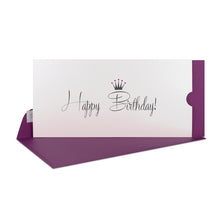 Lade das Bild in den Galerie-Viewer, GLÜCKWUNSCHKARTE HAPPY BIRTHDAY! KRONE