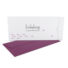 Lade das Bild in den Galerie-Viewer, Kommunion Schuber "Einladung zu meiner Konfirmation" Fischen