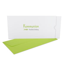 Lade das Bild in den Galerie-Viewer, Kommunion "Herzliche Einladung" Schuber Fisch