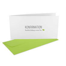 Lade das Bild in den Galerie-Viewer, Konfirmation "Herzliche Einladung zu meiner Feier" DIN Lang Taube