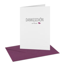 Lade das Bild in den Galerie-Viewer, Danksagung Kommunion - Konfirmation Dankeschön von Herzen Taube