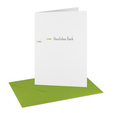 Lade das Bild in den Galerie-Viewer, Danksagung Kommunion Konfirmation "Herzlichen Dank" Fische