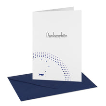 Lade das Bild in den Galerie-Viewer, Danksagung Kommunion Konfirmation "Dankeschön" Fisch Regenbogen