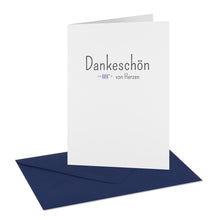 Lade das Bild in den Galerie-Viewer, Danksagung Kommunion Konfirmation "Dankeschön von Herzen" mit Fisch