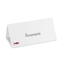 Lade das Bild in den Galerie-Viewer, Tischkarte Konfirmation/Kommunion mit Fisch und Name