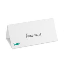 Lade das Bild in den Galerie-Viewer, Tischkarte Konfirmation/Kommunion mit Fisch und Name