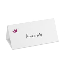 Lade das Bild in den Galerie-Viewer, Tischkarte Konfirmation/Kommunion mit Taube und Name