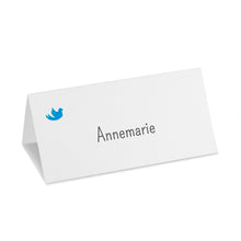 Lade das Bild in den Galerie-Viewer, Tischkarte Konfirmation/Kommunion mit Taube und Name