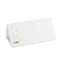 Lade das Bild in den Galerie-Viewer, Tischkarte Konfirmation/Kommunion mit Fisch, Luftblasen