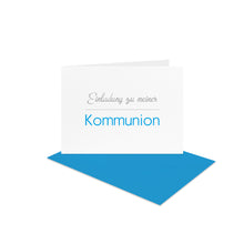 Lade das Bild in den Galerie-Viewer, Einladung zur Kommunion B6 Einlegeblatt