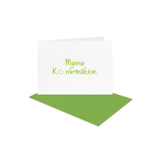 Lade das Bild in den Galerie-Viewer, Konfirmation Einladung DIN B 6, Einlegeblatt