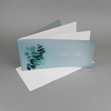 Lade das Bild in den Galerie-Viewer, Glückwunschkarte transparenter Umschlag Floral 3