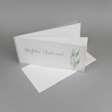 Lade das Bild in den Galerie-Viewer, Glückwunschkarte transparenter Umschlag Floral 5