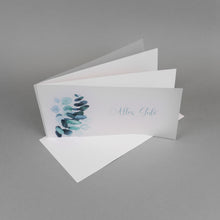 Lade das Bild in den Galerie-Viewer, Glückwunschkarte transparenter Umschlag Floral 3